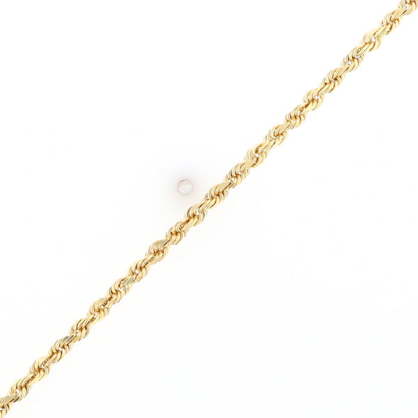 20" Yellow Gold Rope Chain