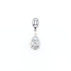 Oval and Pear-Shaped Aquamarine Pendant