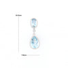 Oval and Pear-Shaped Aquamarine Pendant