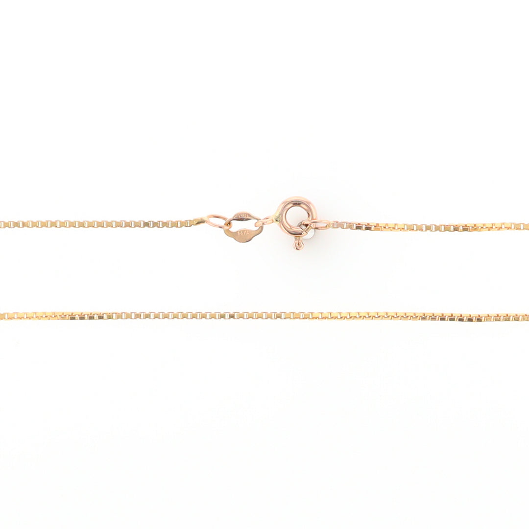 18" Yellow Gold Box Chain