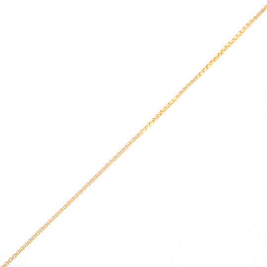 18" Yellow Gold Box Chain