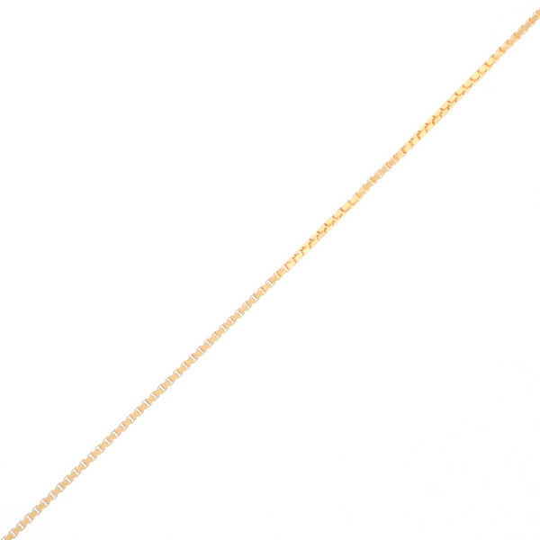 18" Yellow Gold Box Chain