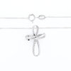 Open Loop Cross Necklace