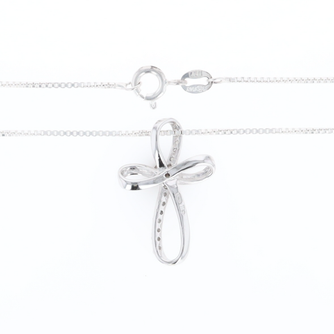 Open Loop Cross Necklace