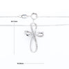 Open Loop Cross Necklace