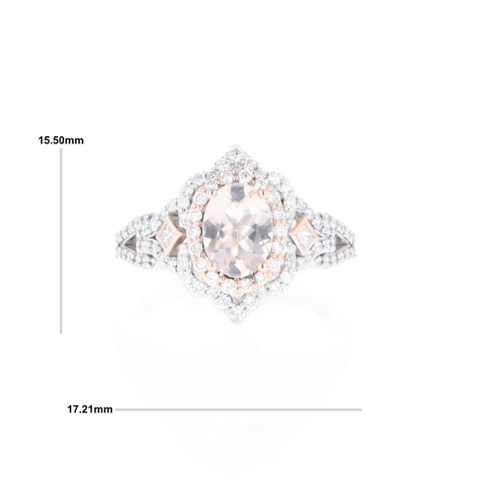 Disney Aurora Morganite Ring