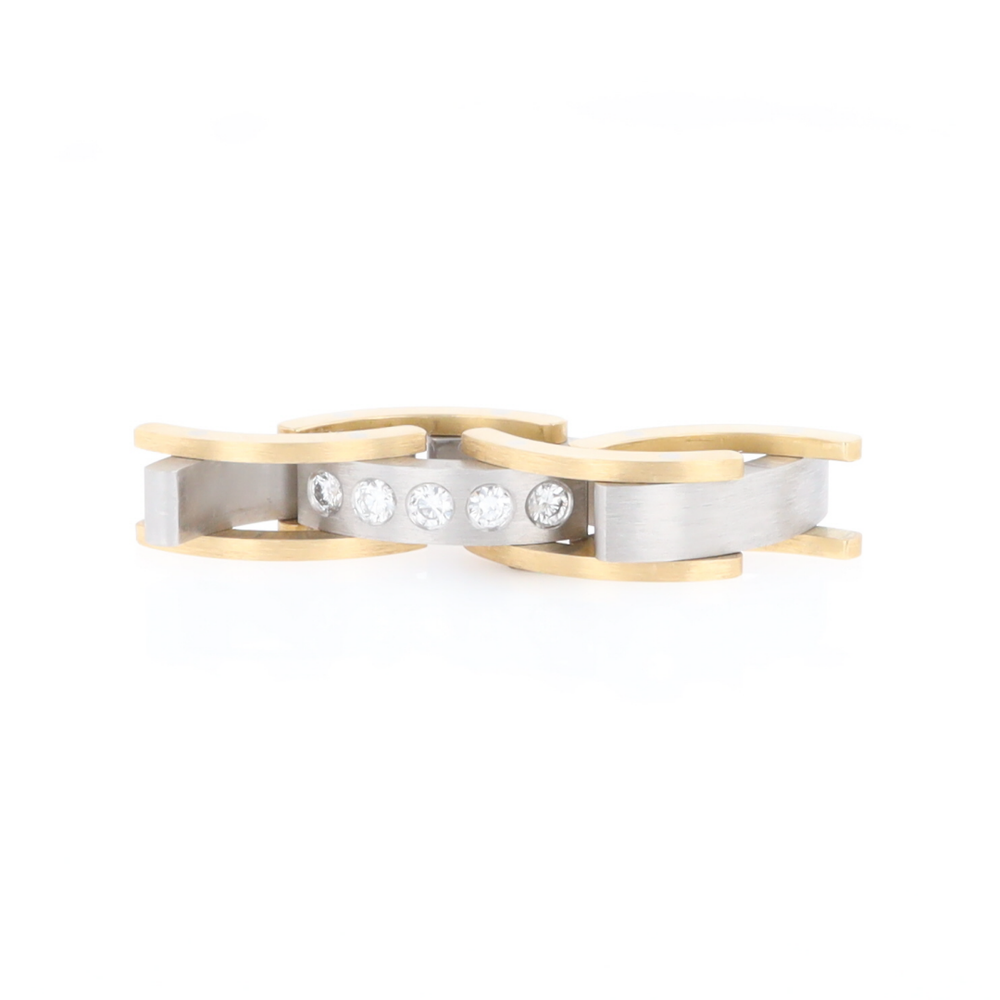 Moveable Men's 5 Diamond Ring