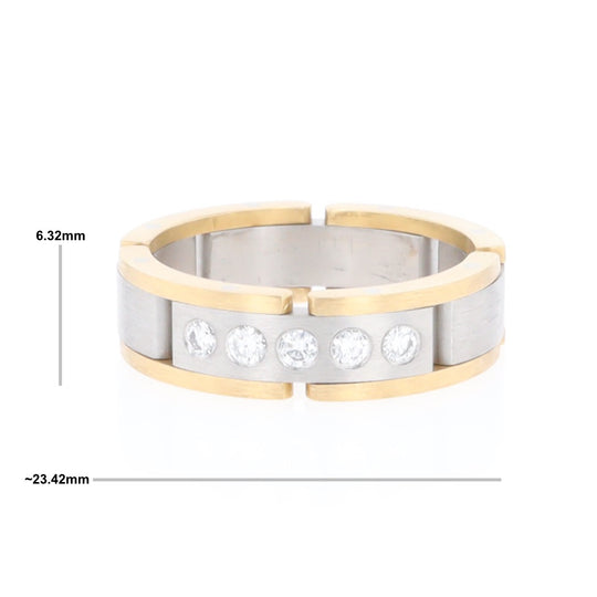 Moveable Men's 5 Diamond Ring