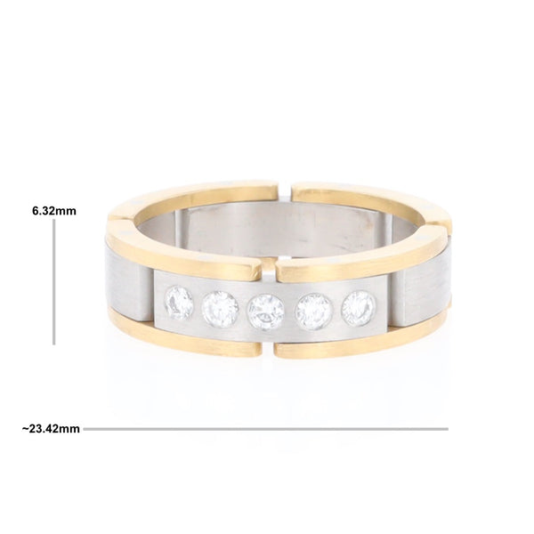 Moveable Men's 5 Diamond Ring
