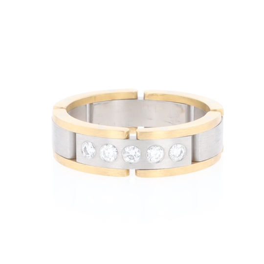 Moveable Men's 5 Diamond Ring