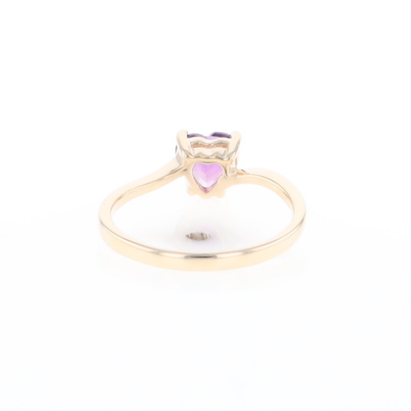 Heart Amethyst Ring
