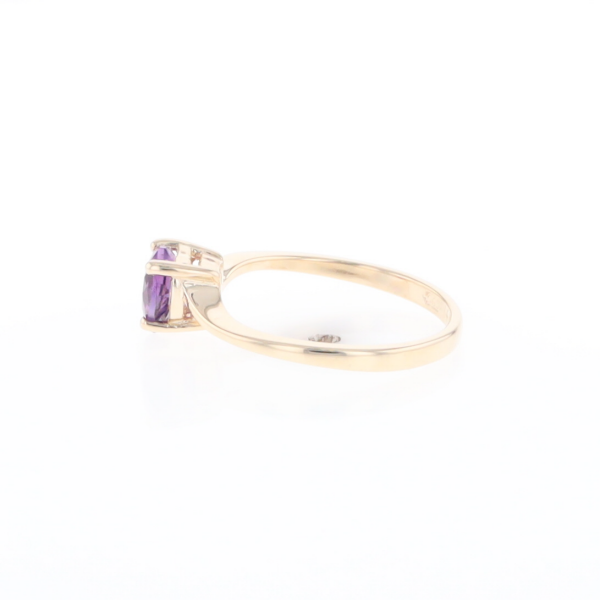 Heart Amethyst Ring