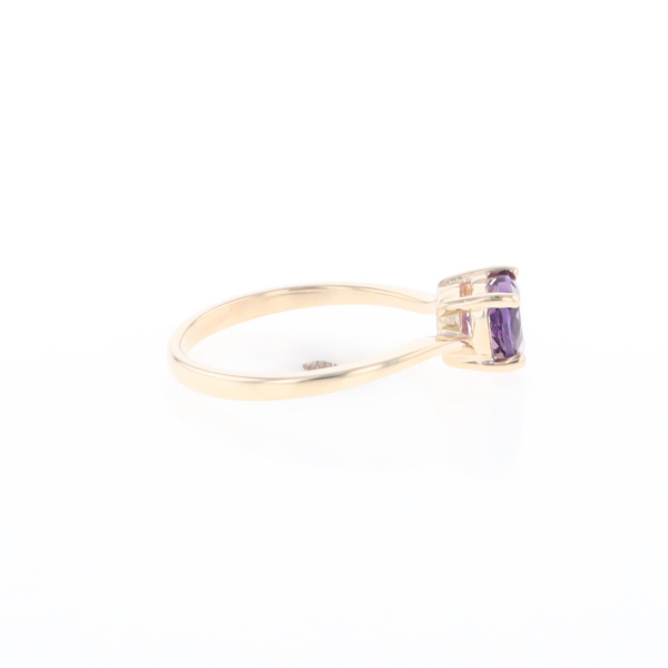 Heart Amethyst Ring