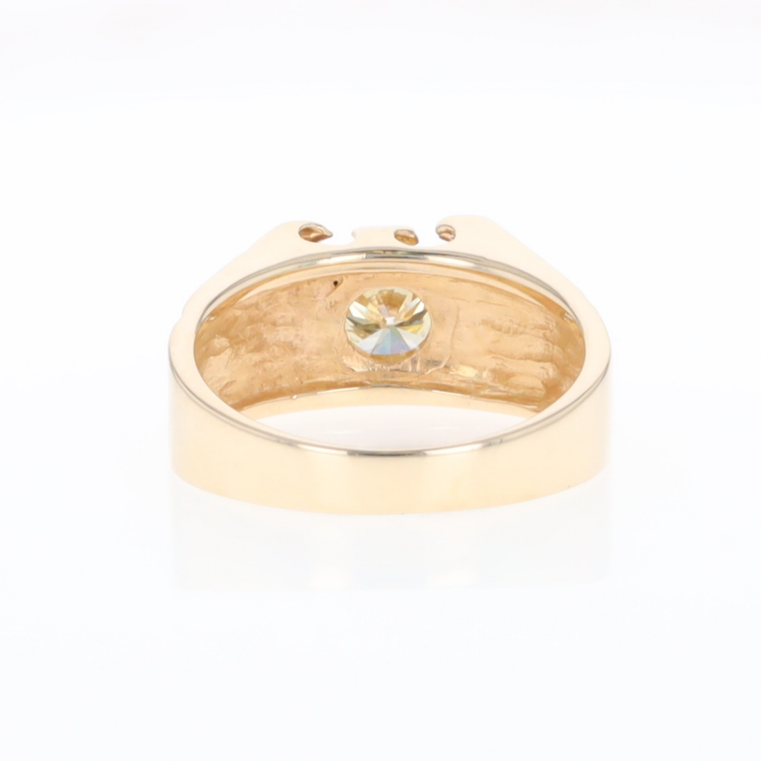Men's Faux Nugget Style Diamond Ring