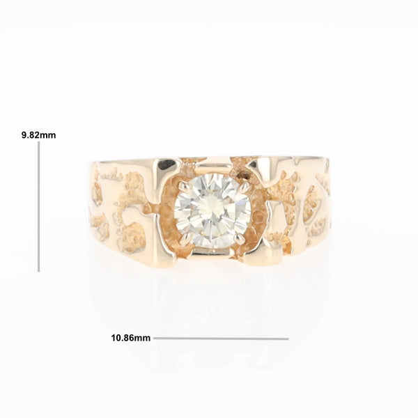 Men's Faux Nugget Style Diamond Ring