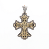 Sterling and 18K Gold Konstantino Cross Pendant