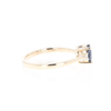 Oval Sapphire Ring With 2 Accent Diamonds