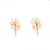 1.1ct 6-Prong Round Diamond Solitaire Studs