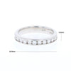 Platinum Channel Set Diamond Wedding Band