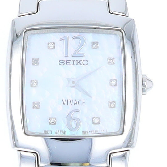 Stainless Steel Seiko Vivace Mother of Pearl Women's Watch Suj287