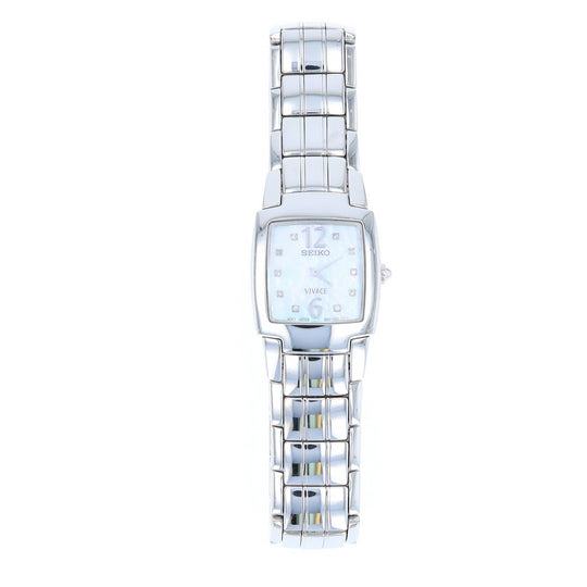 Stainless Steel Seiko Vivace Mother of Pearl Women's Watch Suj287