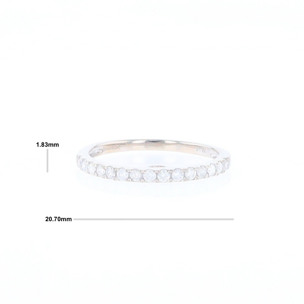 White Gold Diamond Wedding Band