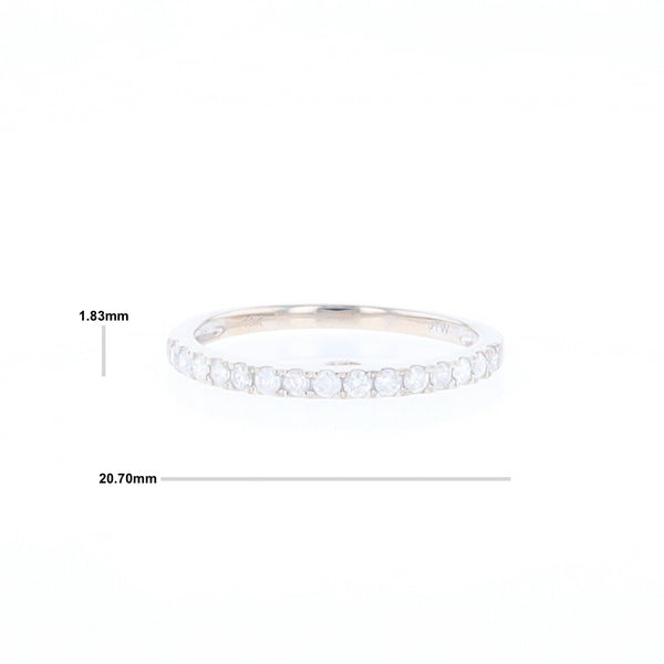 White Gold Diamond Wedding Band