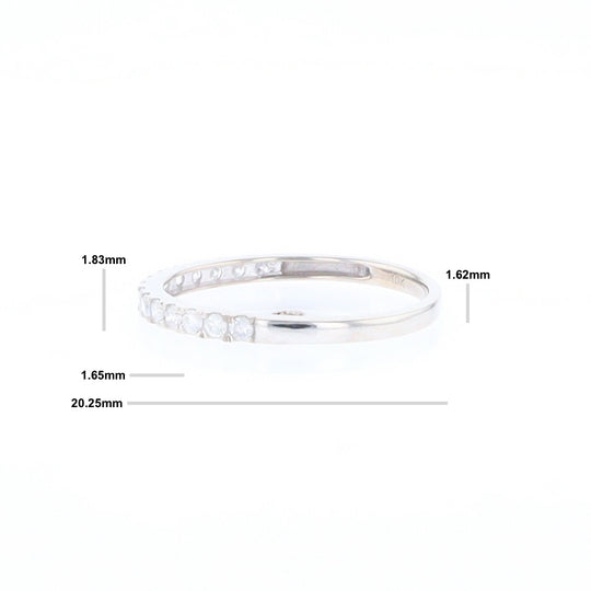 White Gold Diamond Wedding Band