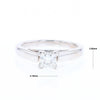 14kt White Gold Diamond Solitaire Engagement Ring