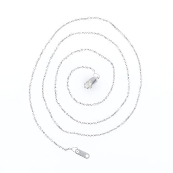 18.25" Silver Cable Chain