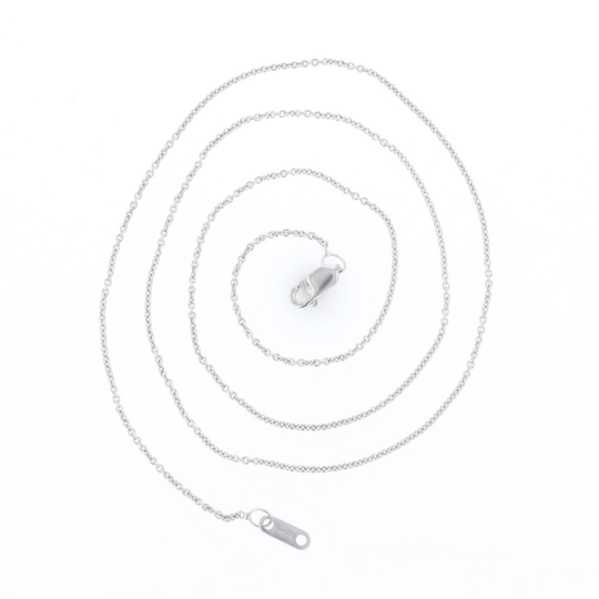 18.25" Silver Cable Chain