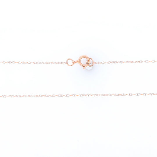 18.75" Rose Gold Singapore Chain