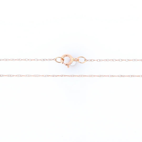 18" Rose Gold Singapore Chain