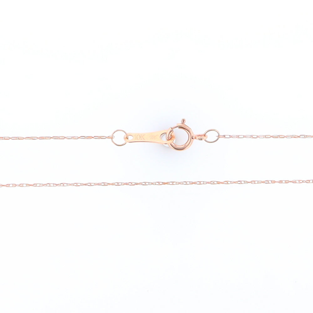 18" Rose Gold Singapore Chain