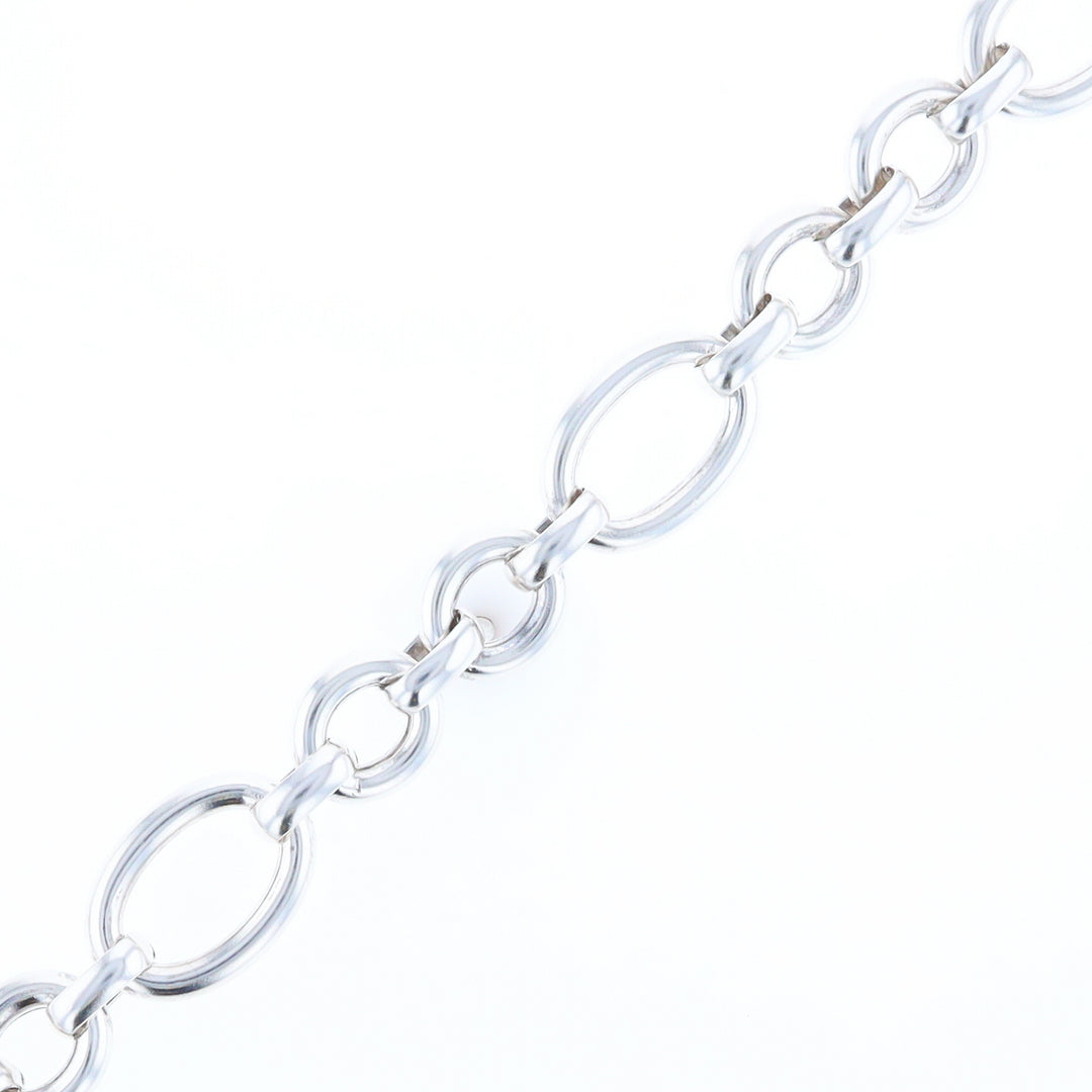 Sterling Silver Open Cable Link Bracelet