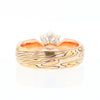 MoKume Gane Solitaire Diamond Ring