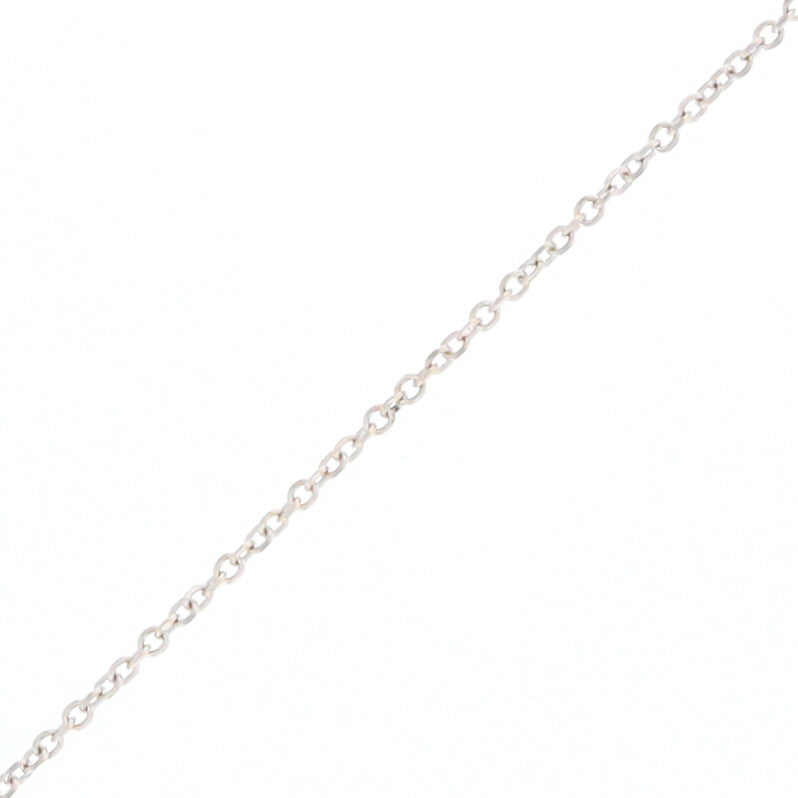 14Kt White Gold 1.4mm 2.2 Grams Cable Chain 16 Inches