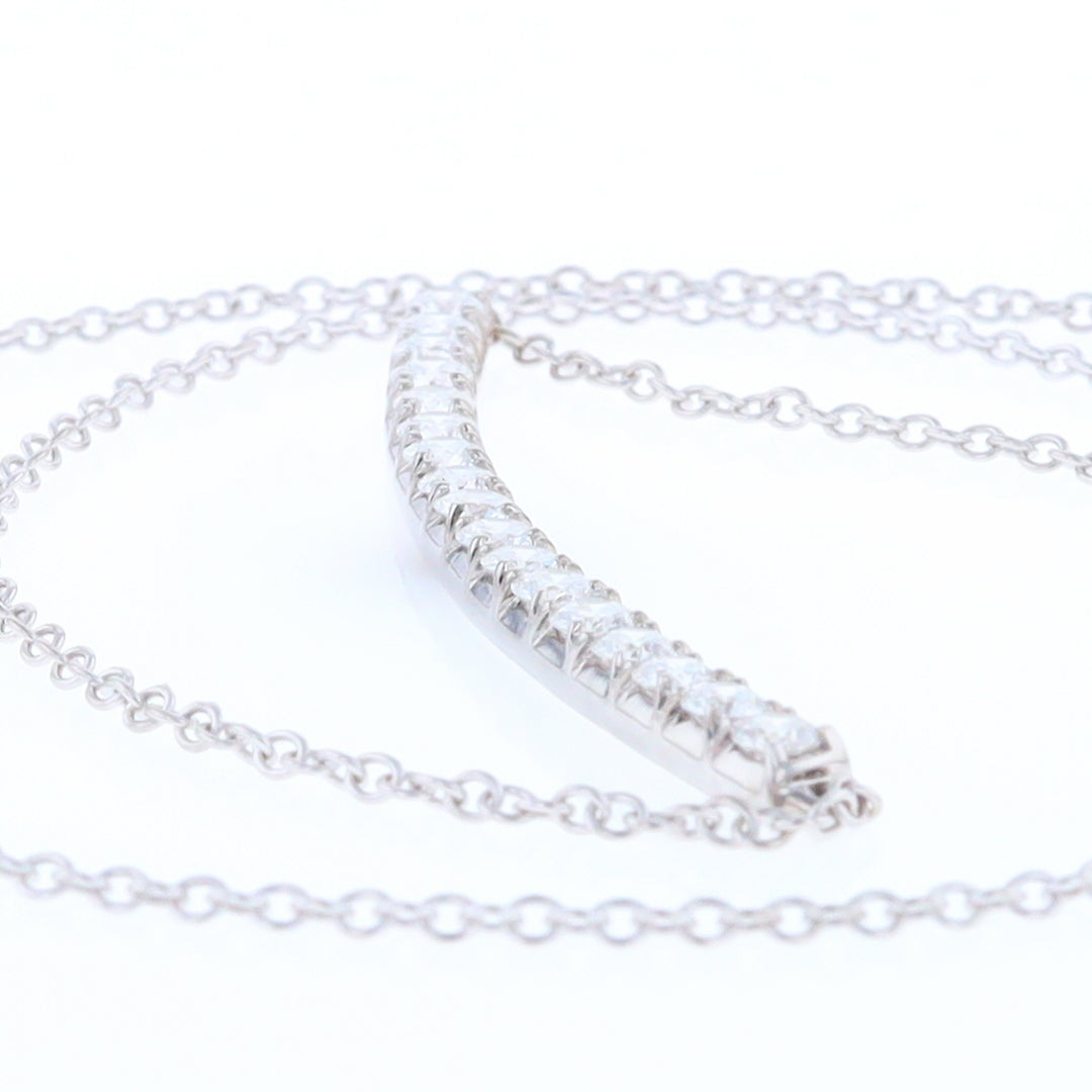 Diamond Bar Necklace