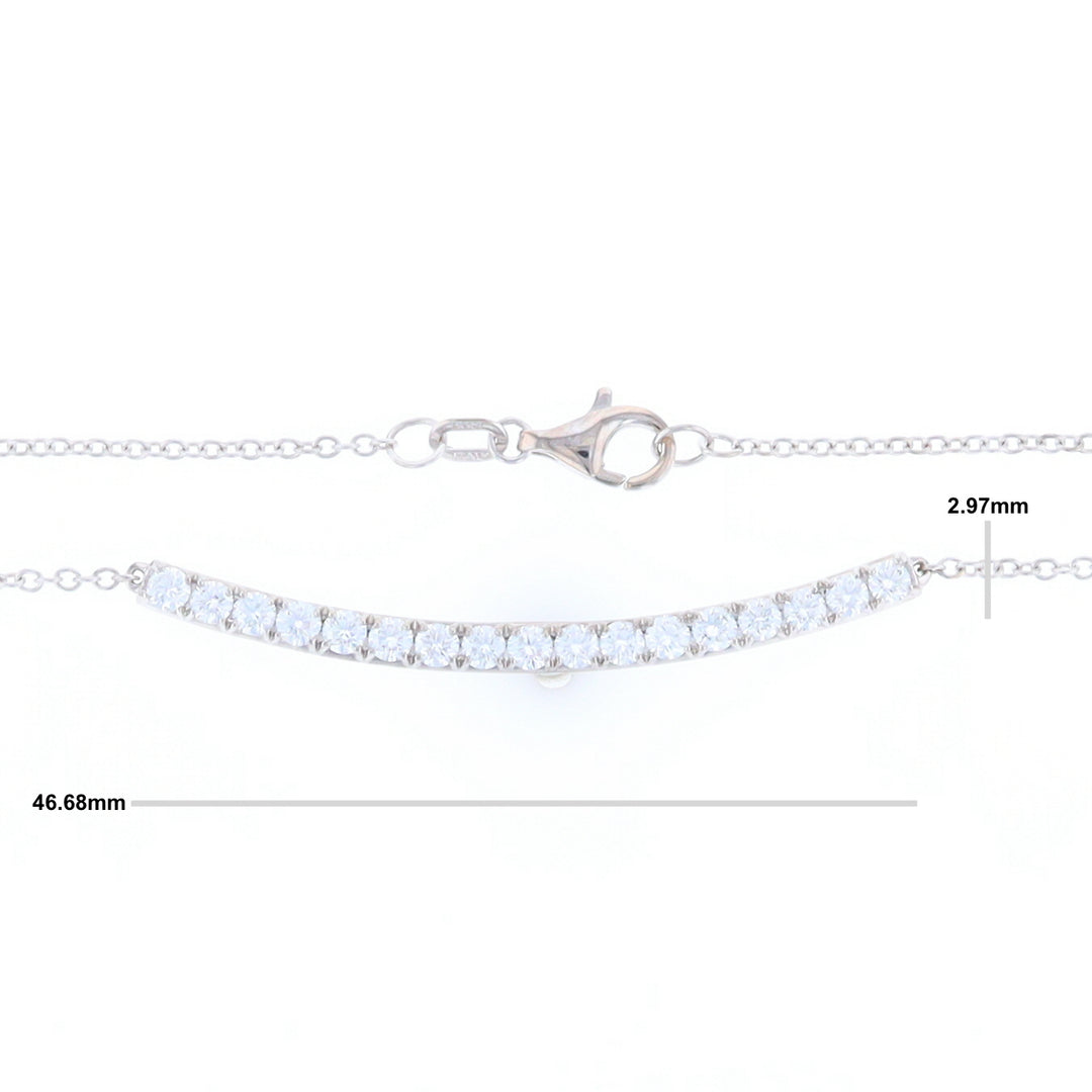 Diamond Bar Necklace