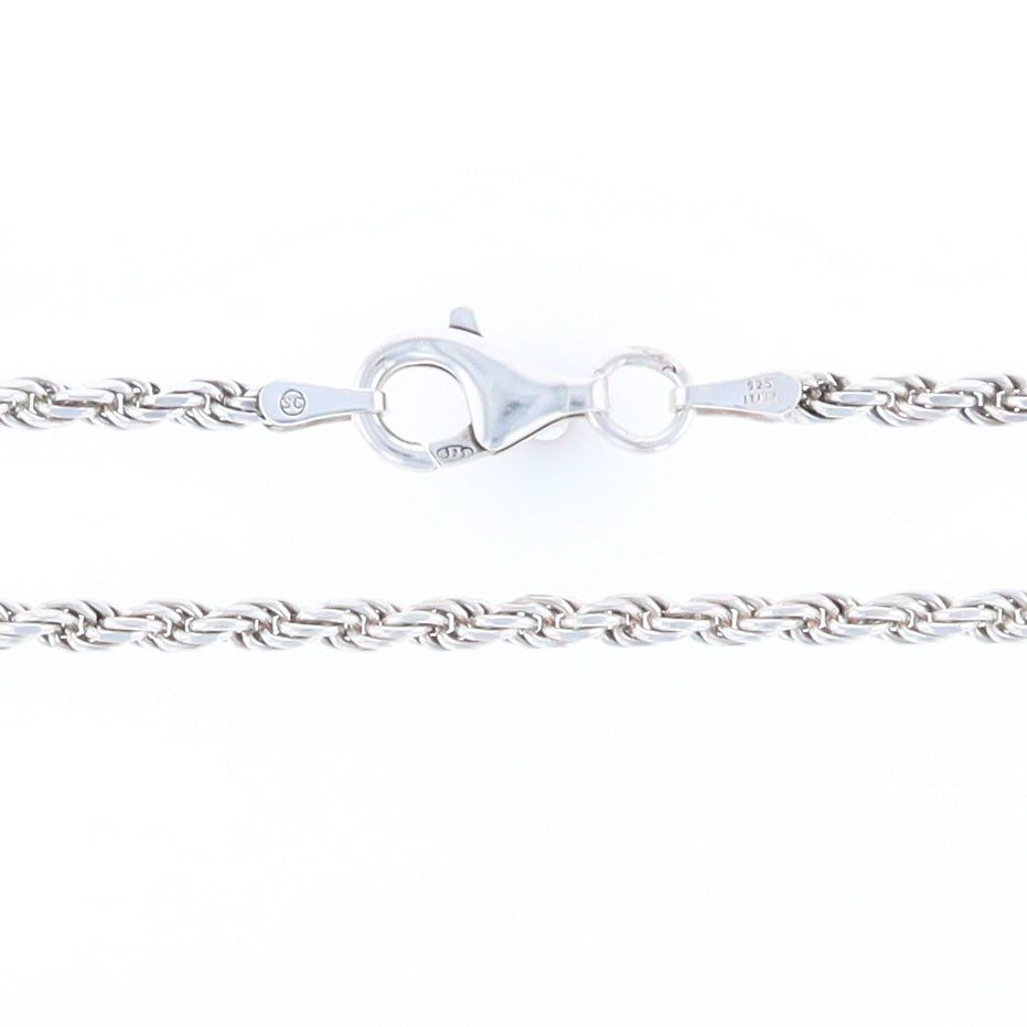 22.25" Silver Rope Chain