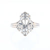 Openwork Cross Ring