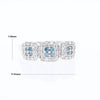Triple Diamond Halo Ring