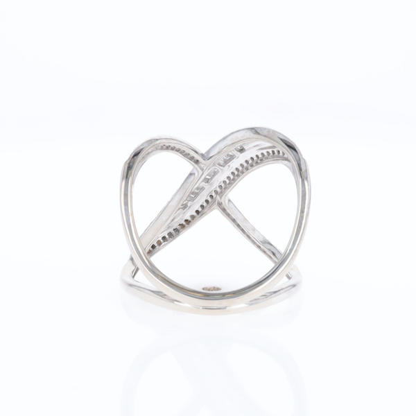 Dramatic Bypass Diamond Ring