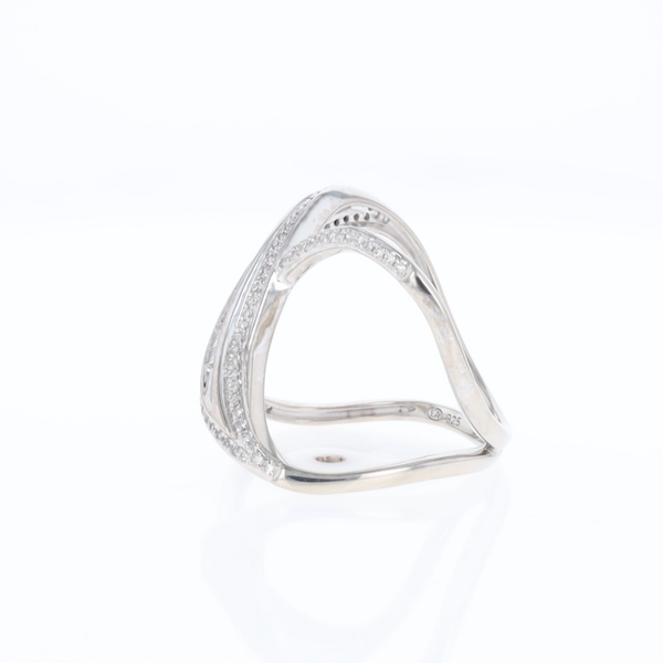 Dramatic Bypass Diamond Ring