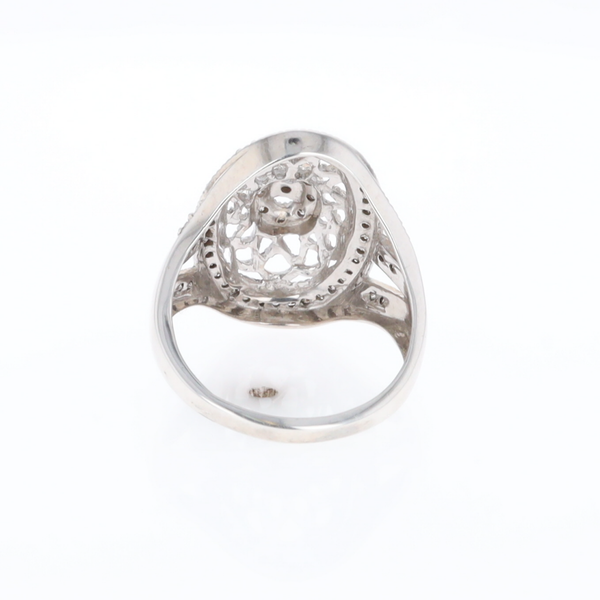 Open Work Filigree Design Ring