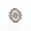 Open Work Filigree Design Ring