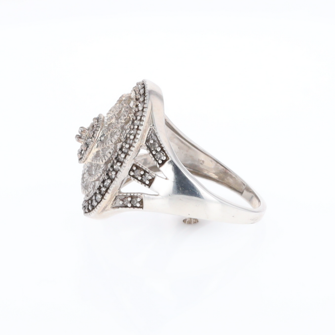 Open Work Filigree Design Ring