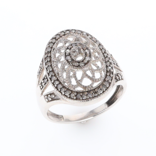 Open Work Filigree Design Ring