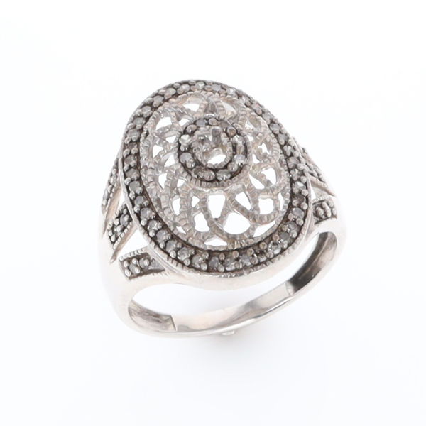 Open Work Filigree Design Ring