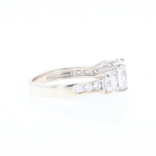 Three Stone Cubic Zirconia Ring